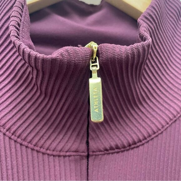 NWT Athleta x Alicia Keys Size Large Goddess Bodysuit Jumpsuit in Maroon NEW - Picture 9 of 16